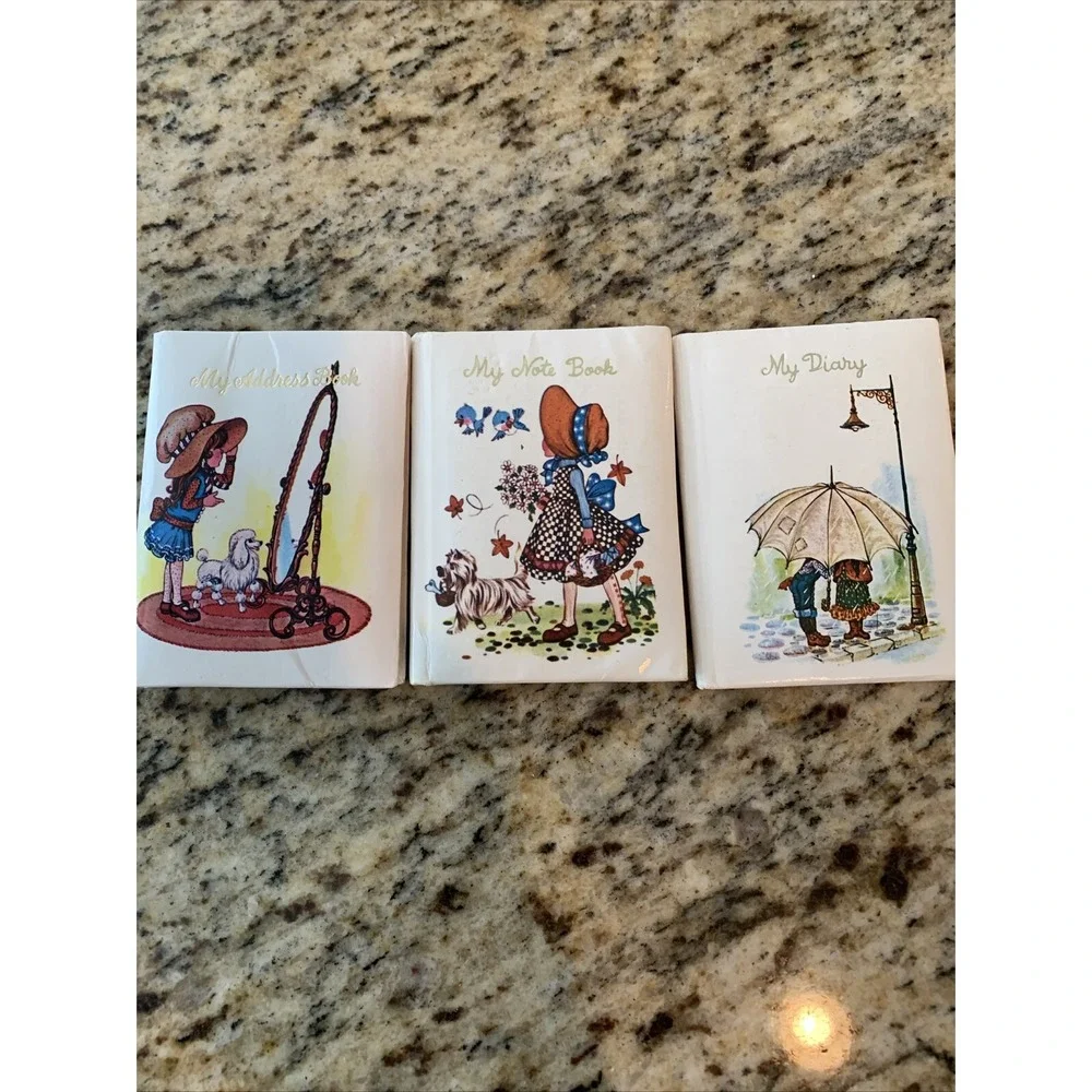 Vintage Set Of 3 Holly Hobbie Small 4
